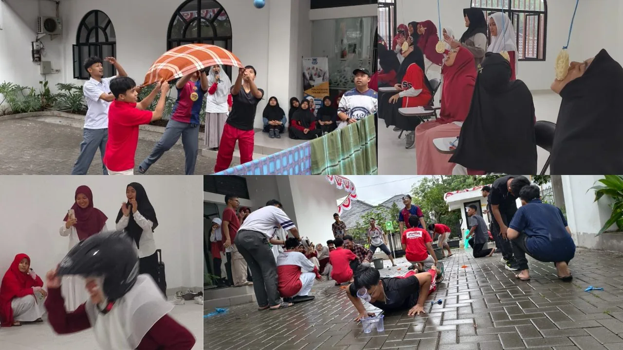 Foto berita: Perlombaan HUT NKRI ke 80 di SMA BM Omni
